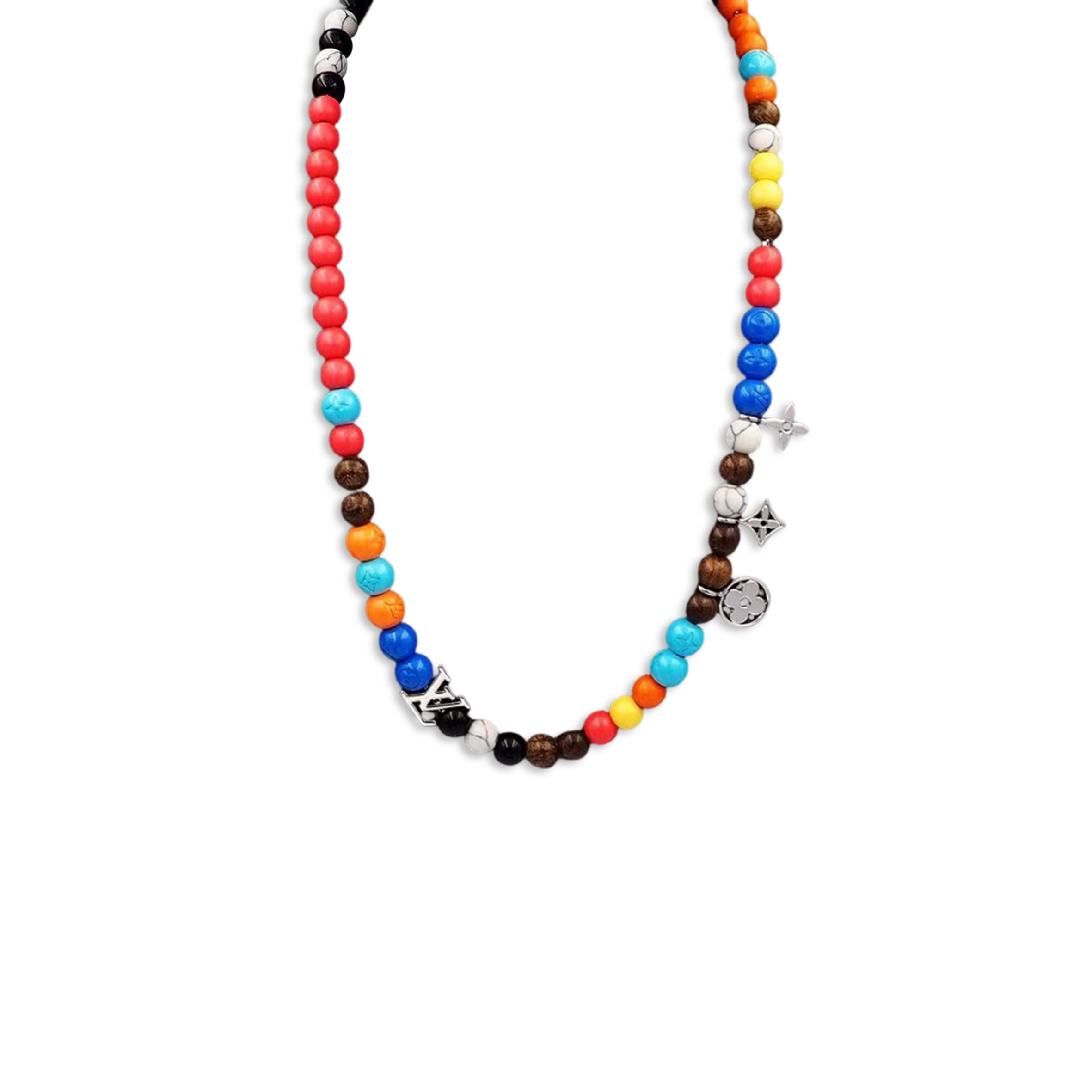 LOUIS VUITTON COLORFUL BEADED NECKLACE MP2937